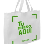 Bolsa tnt cocida blanca 50x40x12